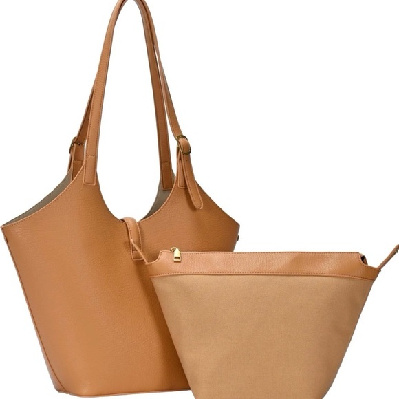 Miztique Handbags - NWT Miztique Isabelle 2-in-1 Scoop Neck Tole in elegant Camel Color BGT-7188